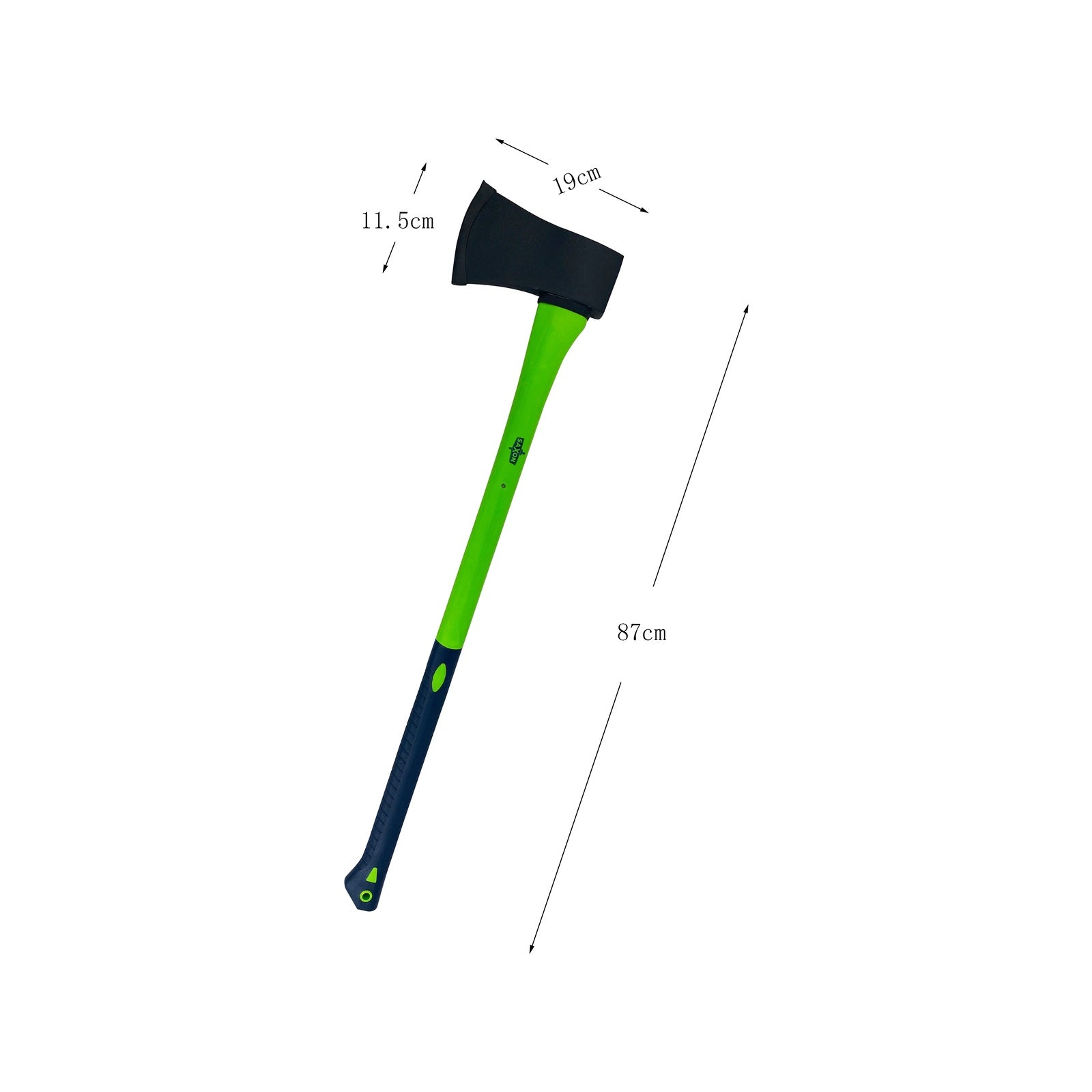 Saxon 1.8kg 4lb Axe with 860mm Fibreglass Handle & Carbon Steel Head
