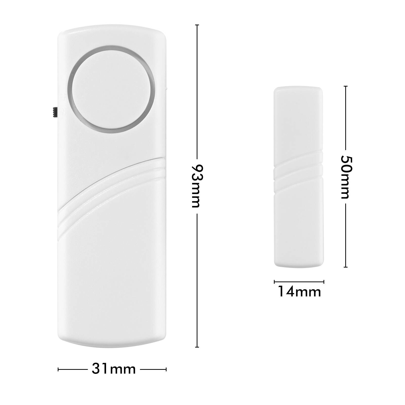Arlec Window and Door Magnetic Contact Alarm 4 Pack 90dB AM129