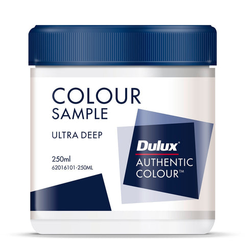 Dulux Sample Pot 250ml Ultra Deep, Water Based Low Sheen, Interior Colour Tester