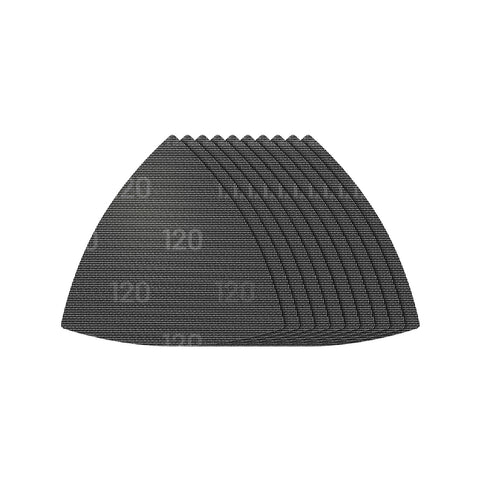 Full Boar 120G Silicon Carbide Triangular Mesh Sanding Sheets 10 Pack 93 x 93mm