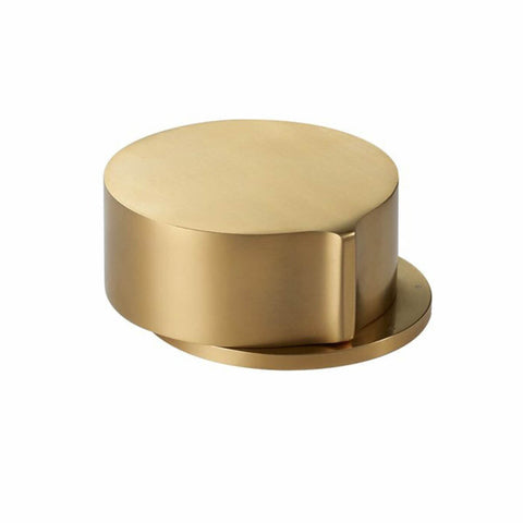 Rogerseller Eccentric Progressive Hob Mixer - Brushed Gold Finish - 28.5mm High, 60mm Wide - 3606004014