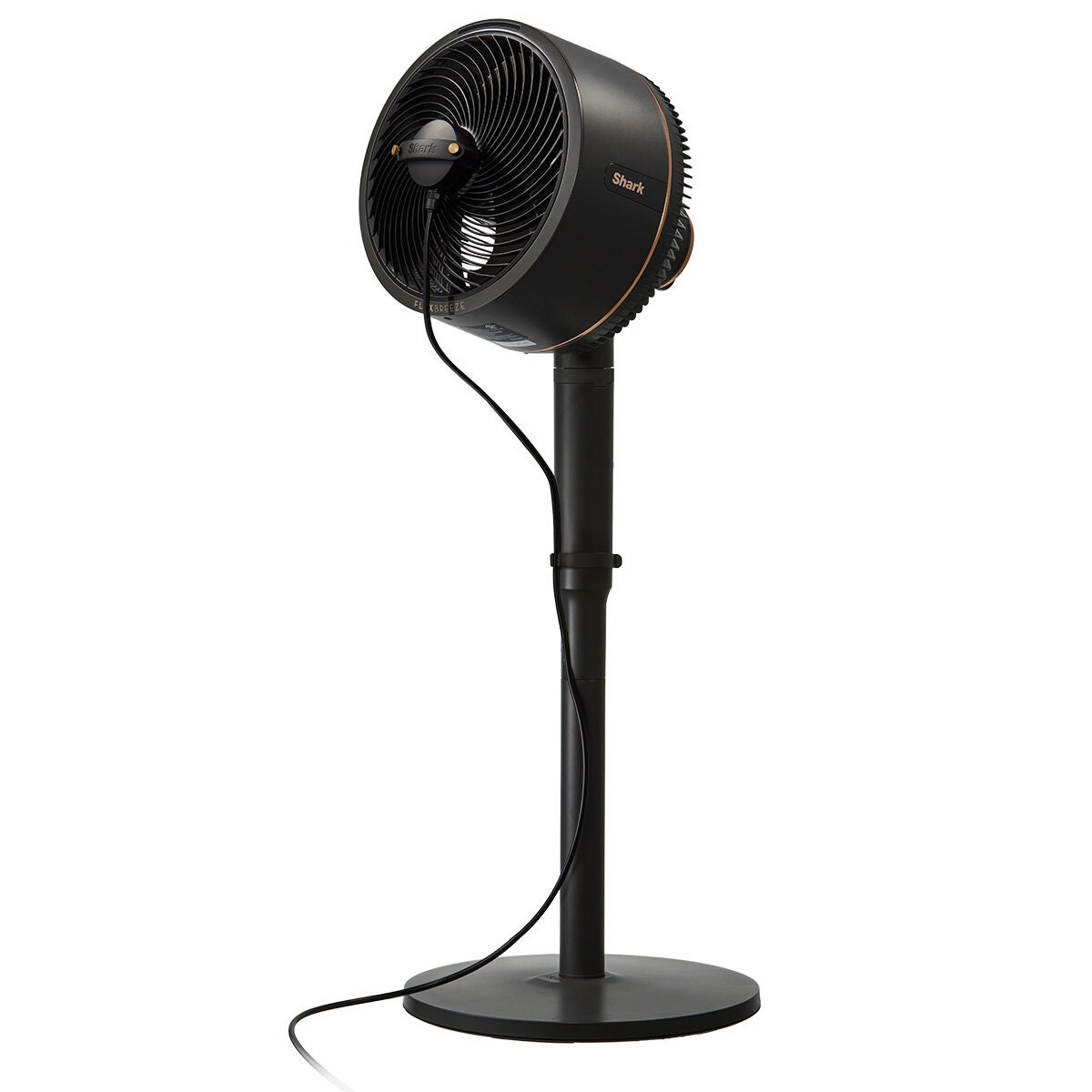 Shark FlexBreeze pedestal fan with misting attachment - Black - 5 speeds - corded or cordless - FA225