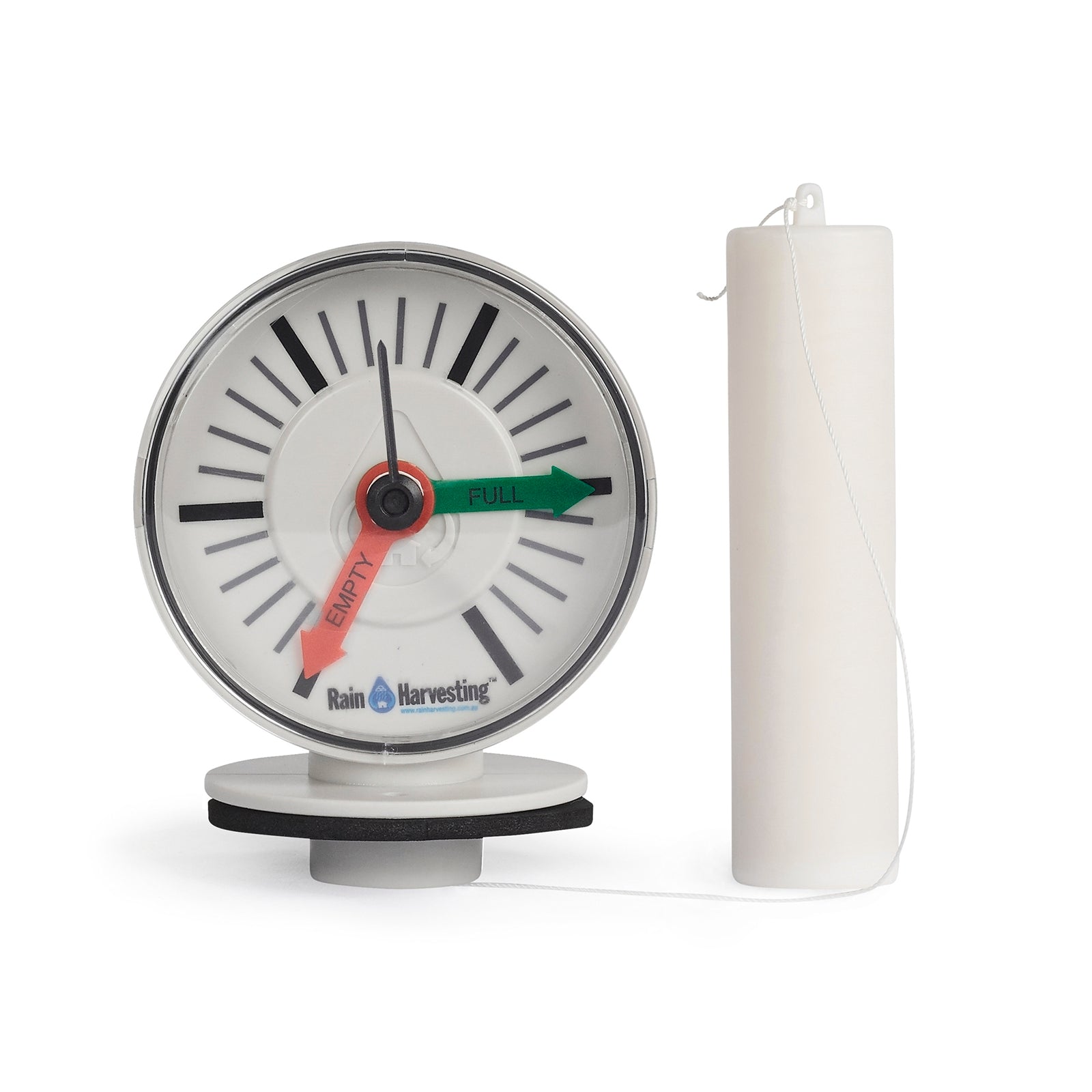 Rain Harvesting Tank Gauge, White PVC Water Level Indicator