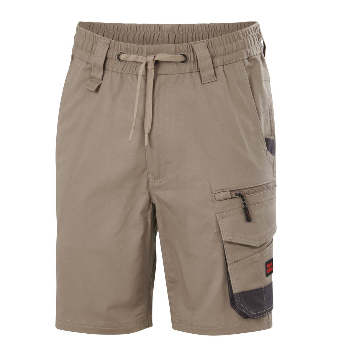 Hard Yakka Tough Utility Mid Length Shorts Desert Size 92R Men's Work Shorts
