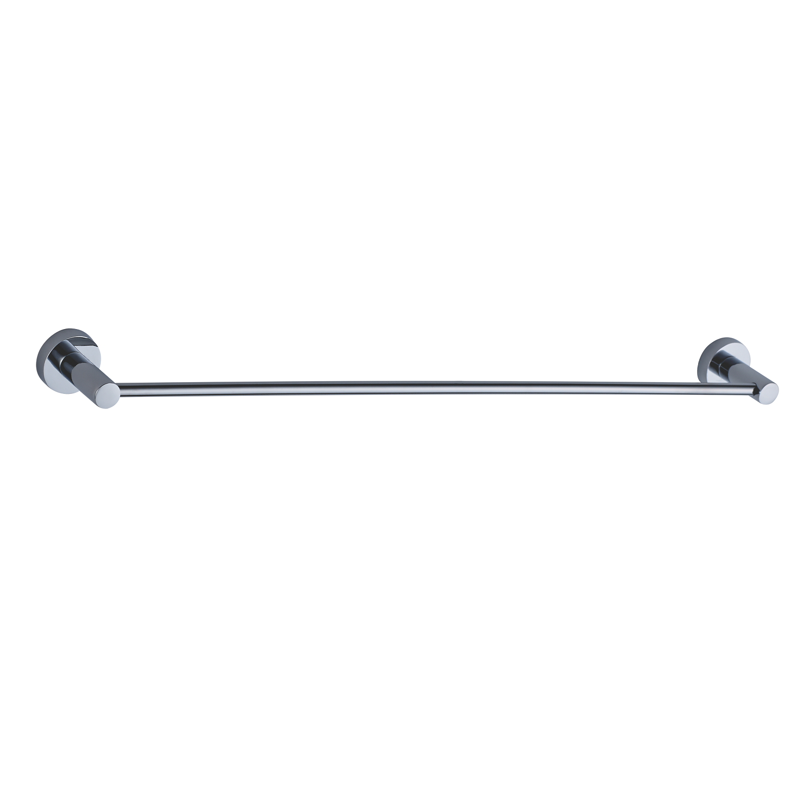 Estilo 600mm Bella Chrome Single Towel Rail Plated Zinc Alloy