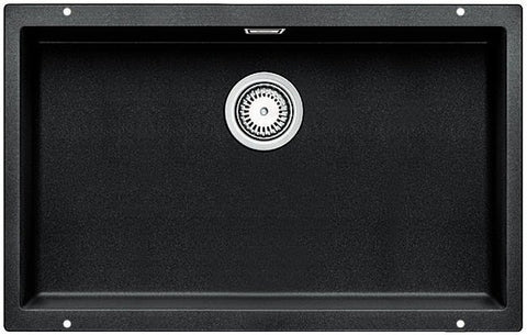 Blanco Silgranit undermount single bowl sink - Grey charcoal, 80% granite - SUBLINE700U