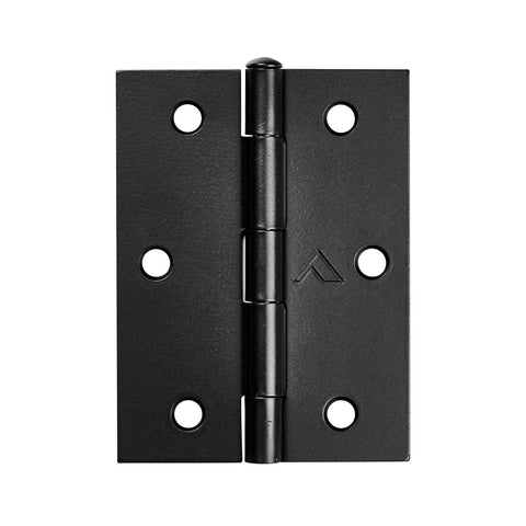 Pinnacle Hardware 85mm Black Loose Pin Butt Hinge 2 Pack