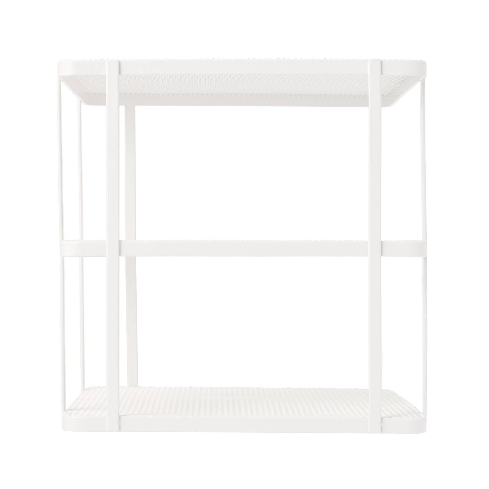 EzyStorage 3 Tier Corner Shelf 250mm White
