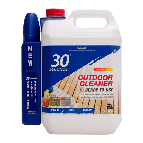 30 Seconds Outdoor Cleaner - 5L - Liquid - Fast Acting - SuperSaverAU - view 1