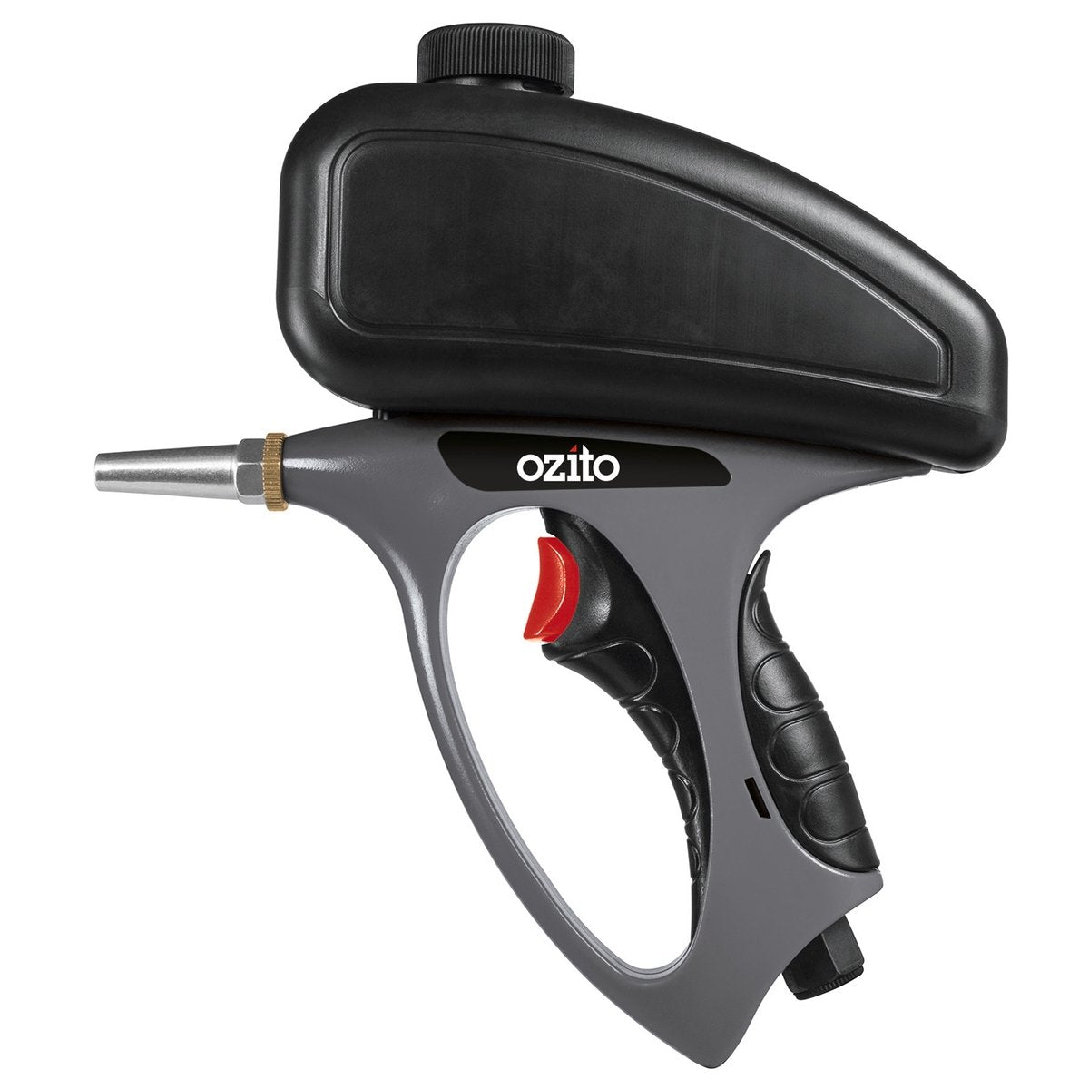 Ozito 500ml Air Sand Blasting Gun ASBG-PRO, with 2kg Blasting Media, Plastic and Metal