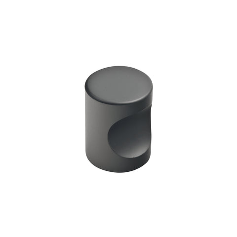 Prestige 20mm Matt Black Fingerpost Knob - Aluminium, Cabinet & Drawer Hardware