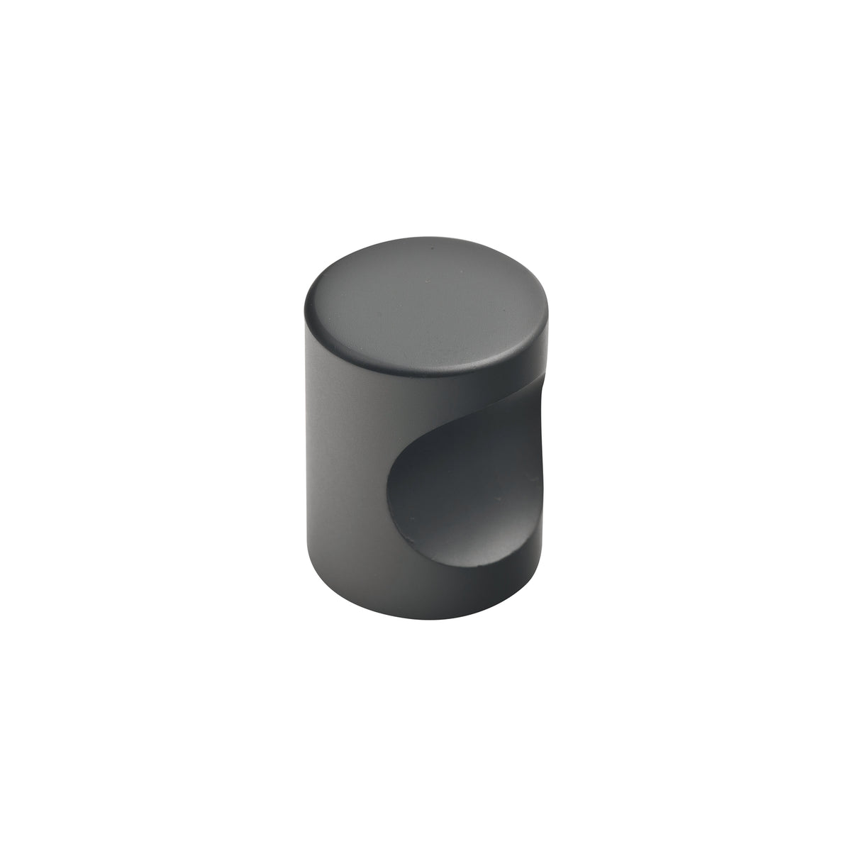 Prestige 20mm Matt Black Fingerpost Knob - Aluminium, Cabinet & Drawer Hardware