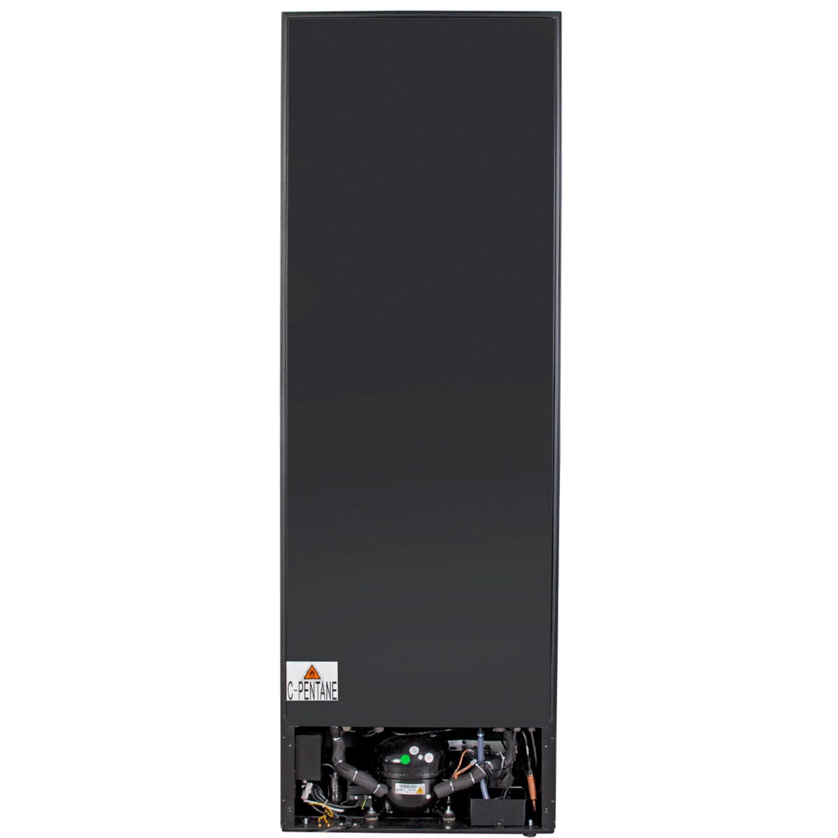 Artusi 125 bottle dual zone wine cellar - matte black, UV protected glass door, touch controls - AWC154BV