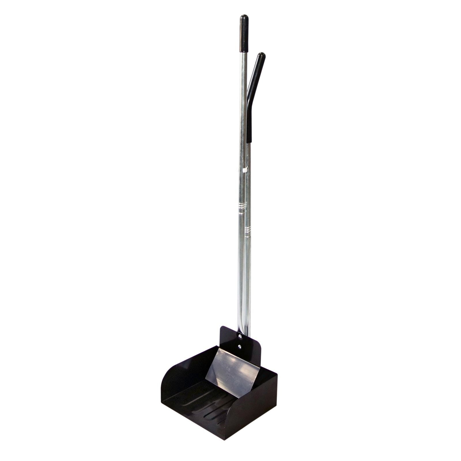 All Set Long Handle Pet Waste Scooper with Steel PVC Shovel and Pan