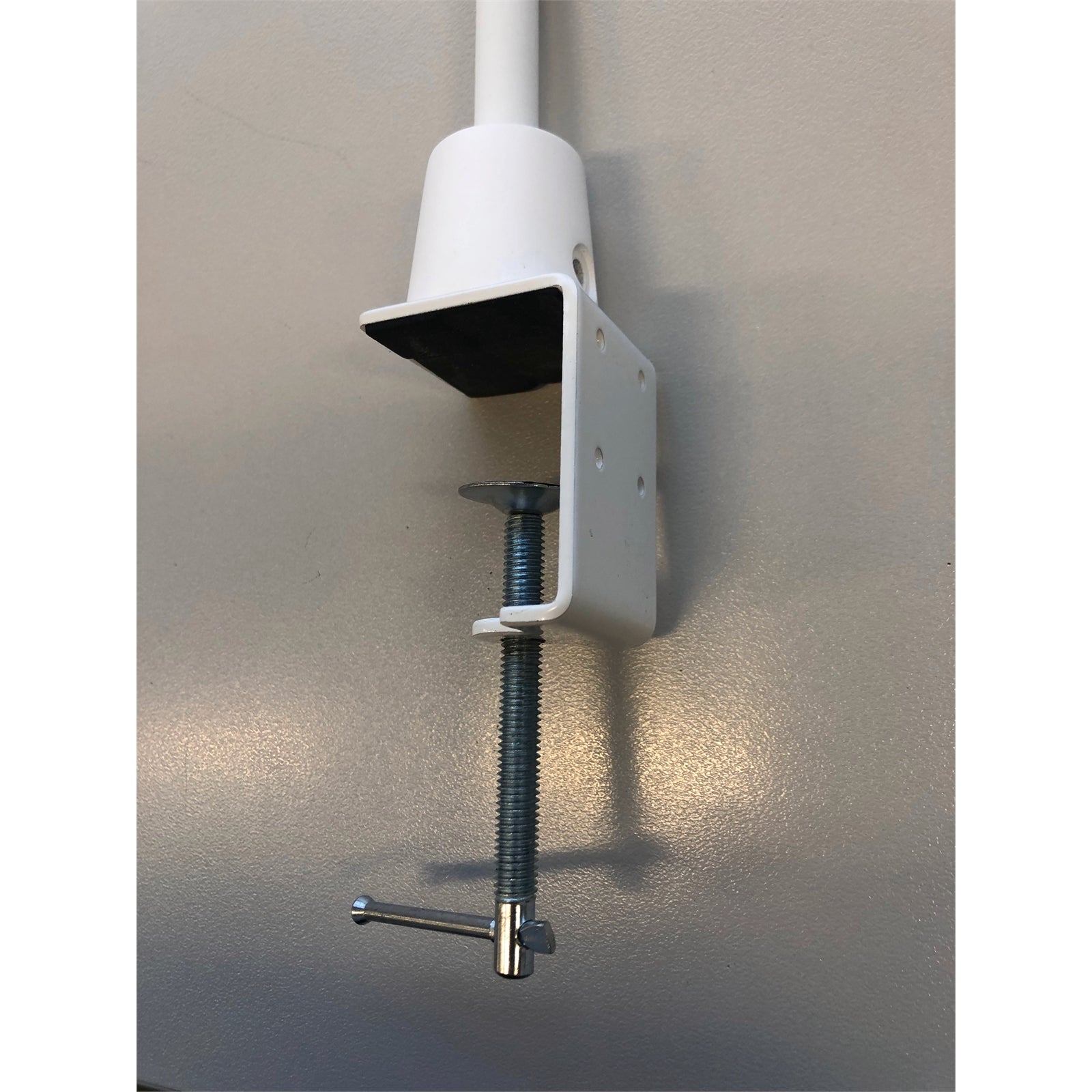 Brilliant Create 10W White LED Desk Lamp with Clamp & Adjustable Head 21010/05