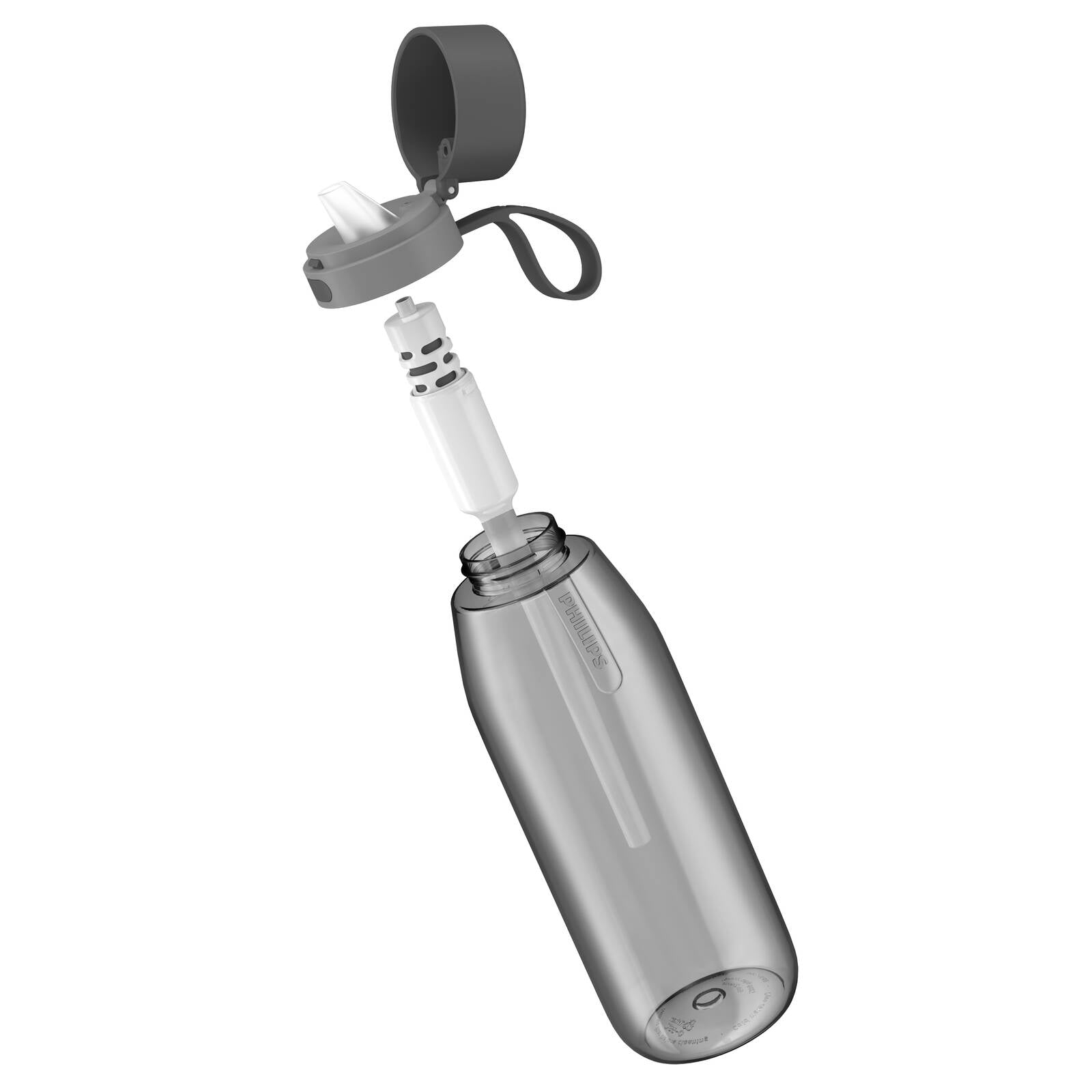 Philips GoZero Daily Straw Filtration Water Bottle XL 1065ml AWP2732