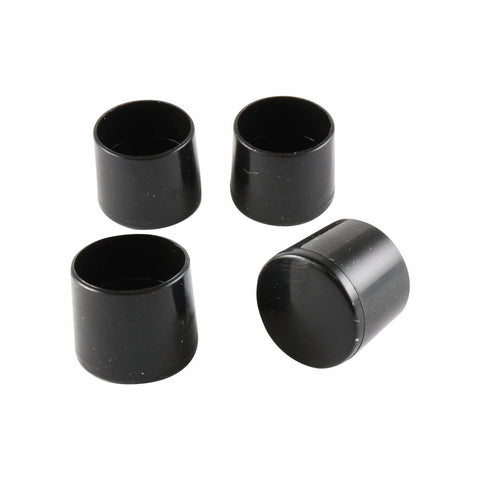 Surface Gard Black Round Plastic Chair Tips 19mm - 4 Pack - SuperSaverAU - view 1