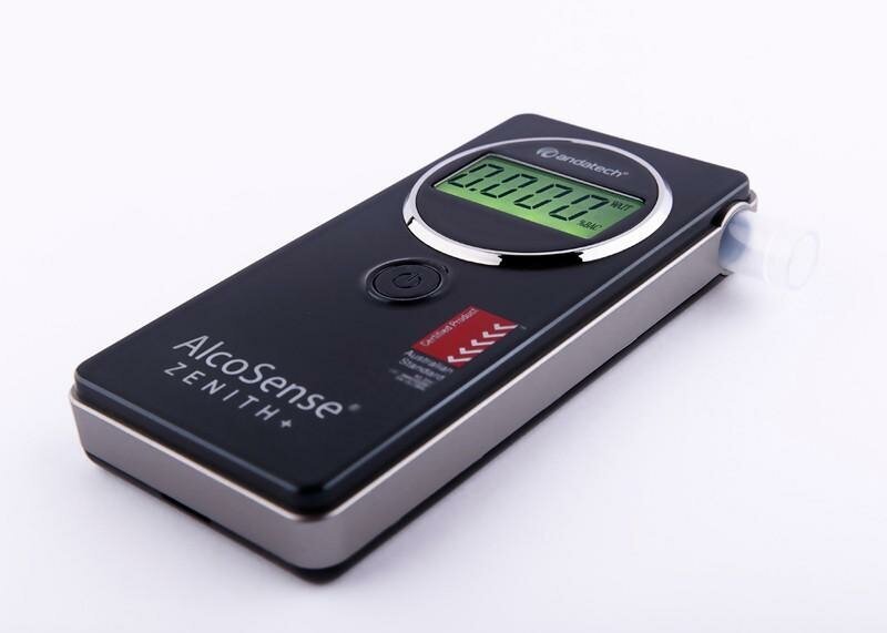 Andatech personal breathalyser - FxCell3 fuel cell sensor, test counter, 3 decimal places - ALS-ZENITHPLUS