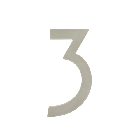 Sandleford Lorne Numeral 3 100mm Stainless Steel House Number