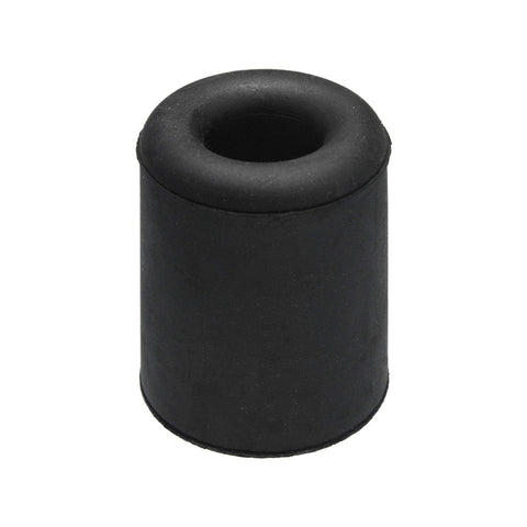 Adoored 50mm Black Round Rubber Door Stop - Wall or Floor Mounted