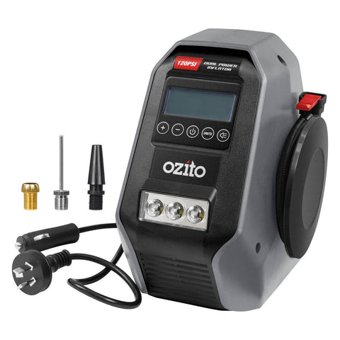 Ozito DPI 6000 Dual Power Inflator - 12V DC & 240V AC - Compact & Versatile - SuperSaverAU - view 1
