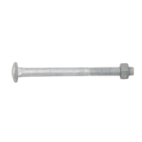 Zenith M6 x 75mm Hot Dipped Galvanised Cup Head Bolt and Nut Each - SuperSaverAU - view 1
