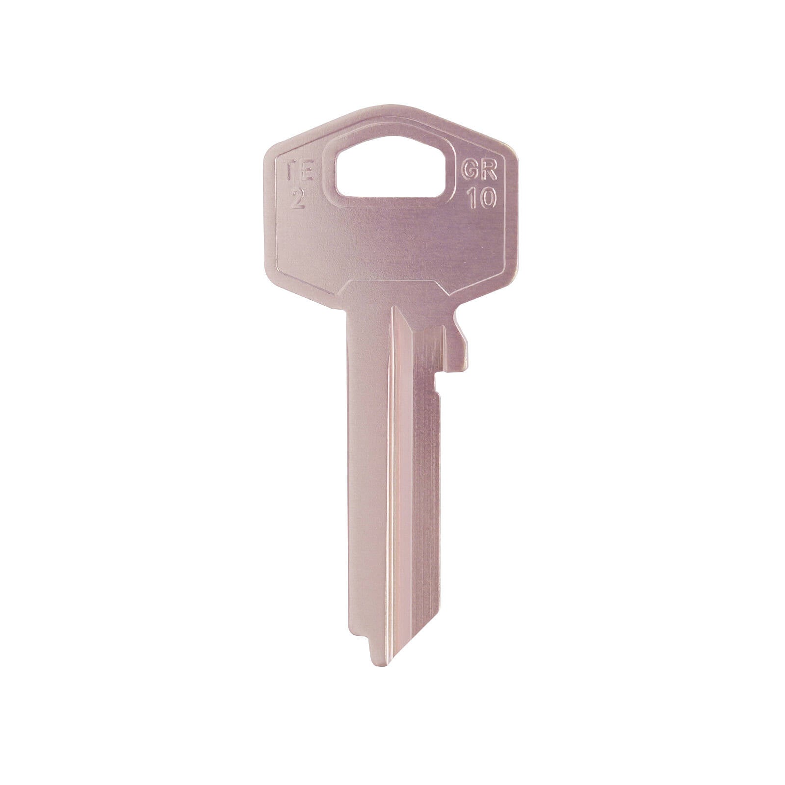 EHI TE2-GR10 Rose Gold Blank Key, Aluminium Titanium Alloy, for Key Cutting