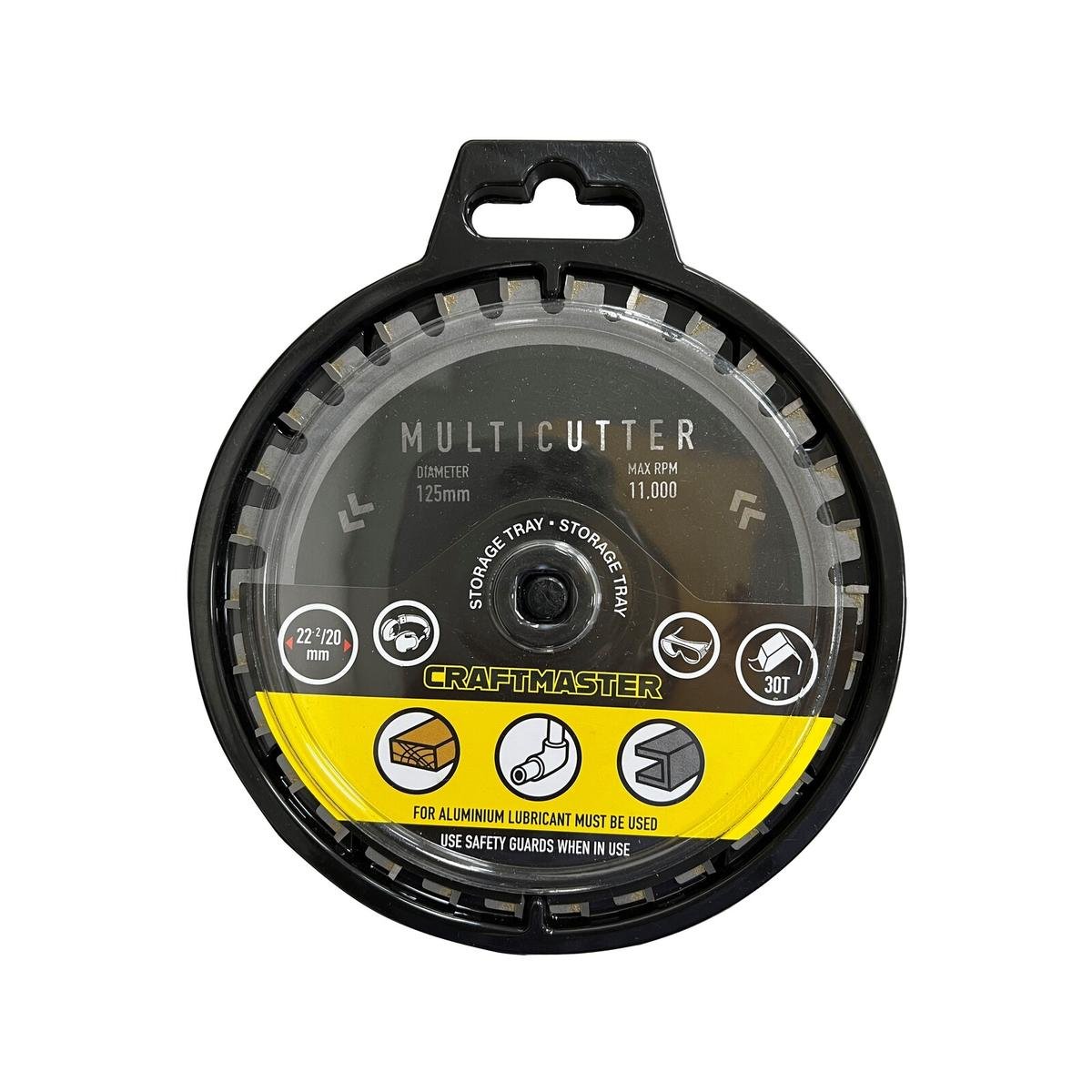 Craftmaster 125mm Multicutter Blade - Tungsten Carbide Tipped - 30 Teeth - SuperSaverAU - view 1