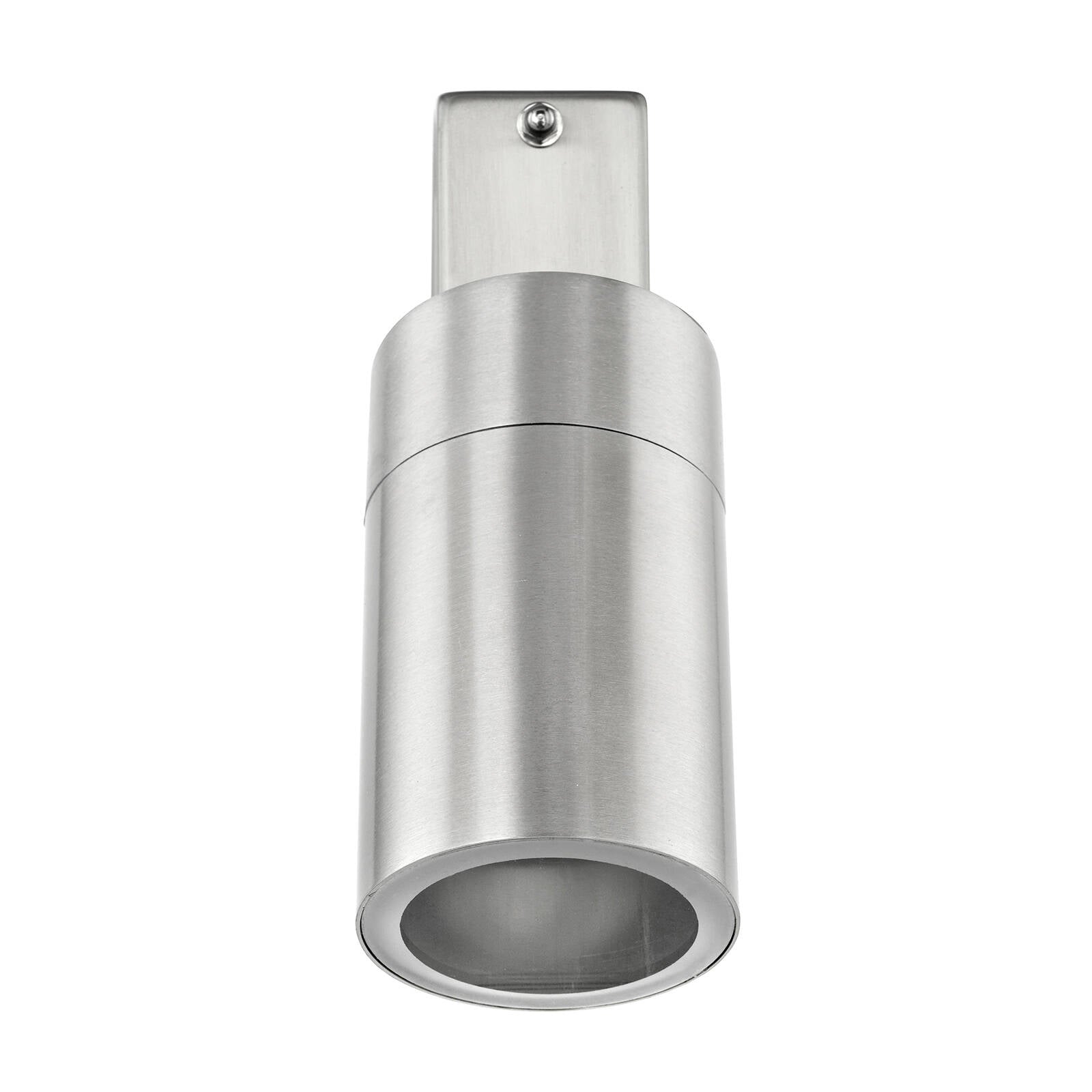Brilliant Coolum Adjustable Exterior Wall Light Stainless Steel GU10 Weather Resistant