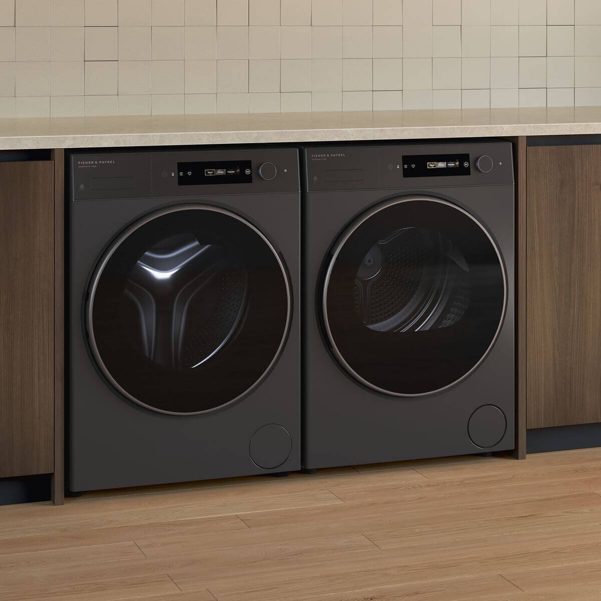 Fisher & Paykel Series 7 10kg Front Loader - Graphite, FlexiDose Auto Dosing, 5 Star Energy - WH1060DG5