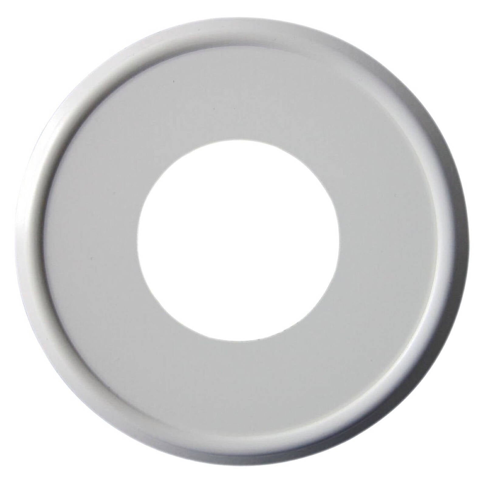 Kinetic 40mm White Steel DWV Cover Plate 2 Pack