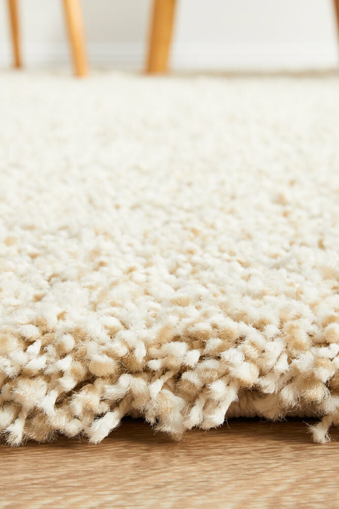 Rug Culture Laguna Medium Cream Polypropylene Rug 230x160cm - Power Loomed - LGNCREAM230X160