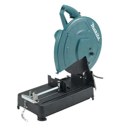 Makita 355mm (14") 2400W Abrasive Cut-Off Saw LW1401, 3800rpm Corded with Quick-Release Vise