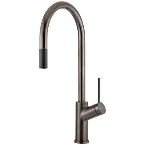Oliveri Vilo Pull Out Mixer Tap 6.5L/min - Gun Metal Grey, 4-Star WELS - VT0398B-GM