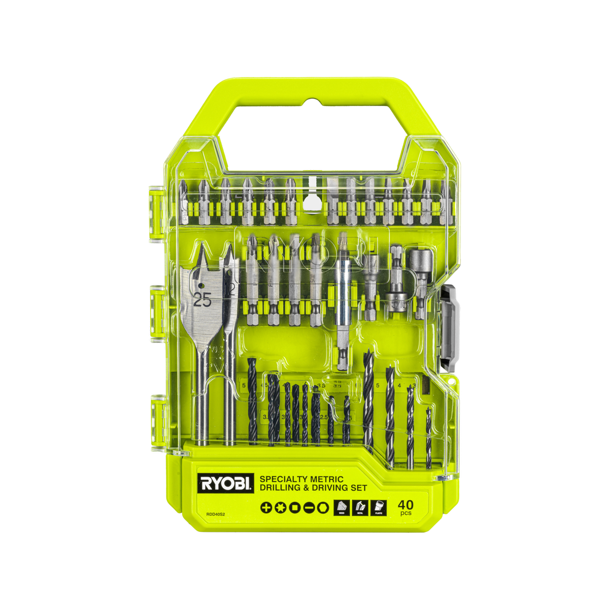 Ryobi 40 Piece Specialty Metric Drill and Drive Set