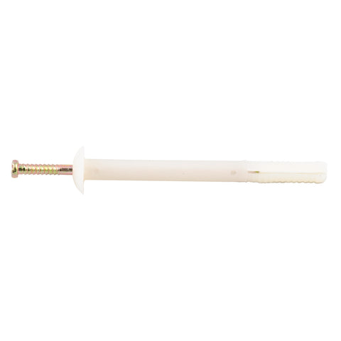 Ramset 6.5 x 75mm Mushroom Head Nylon Masonry Anchor, 50 Pack