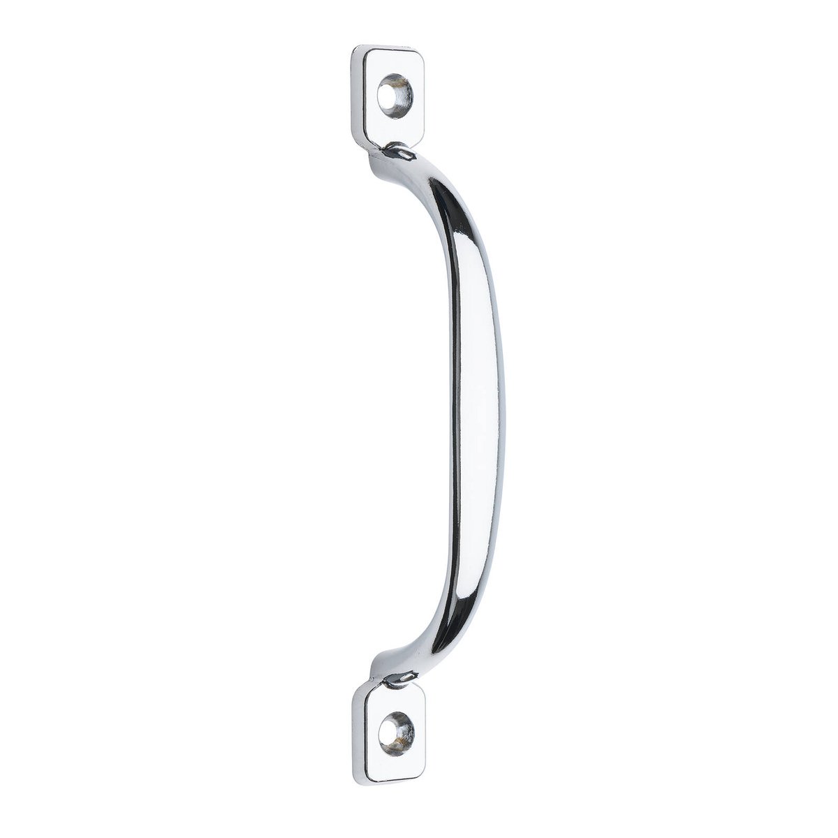 Zenith 130mm Polished Chrome Zinc Alloy D Shape Door Handle