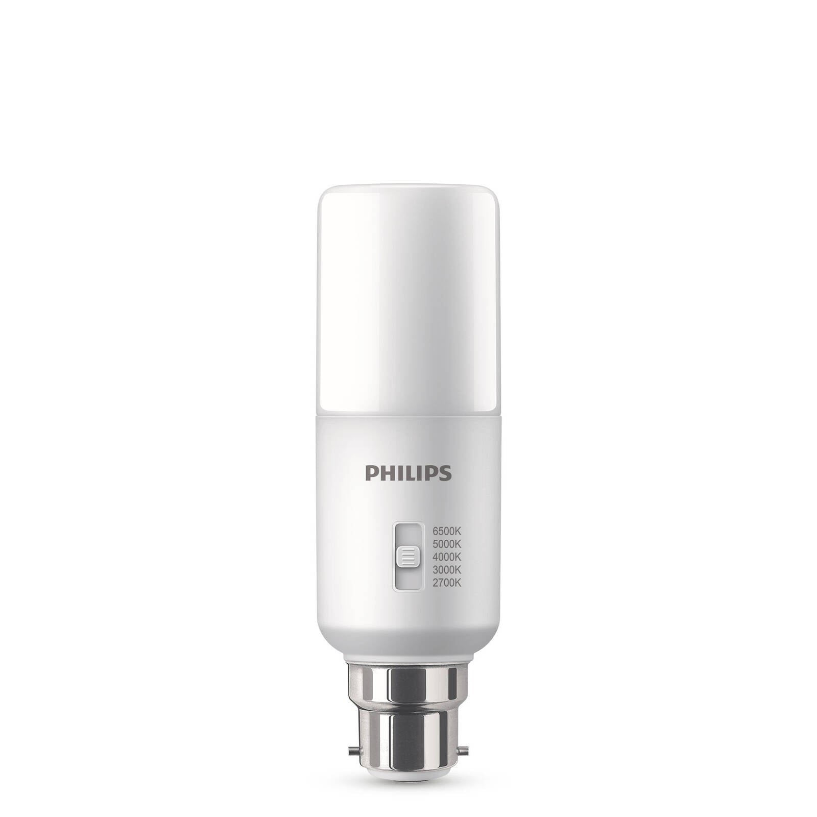 Philips Stick B22 LED Globe 14W 1400lm 5CCT Dimmable, Warm to Cool White, 15000h