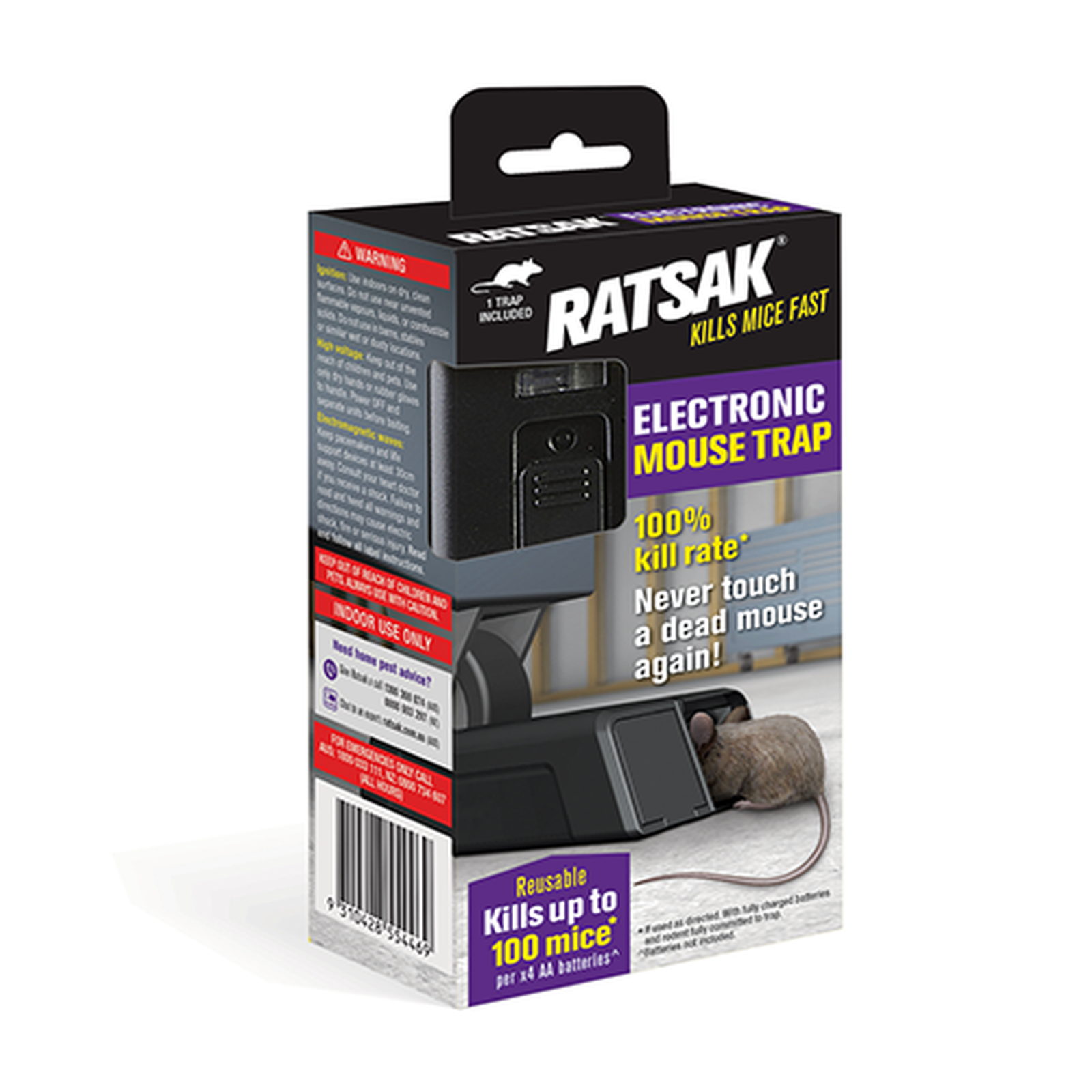 RATSAK Electronic Mouse Trap