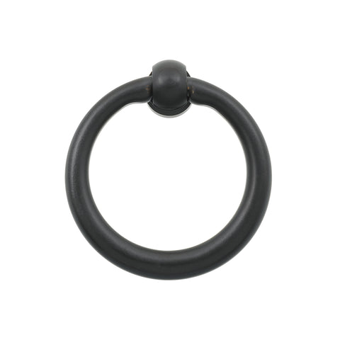 Prestige 38mm Matte Black Ring Pull - Zinc Alloy
