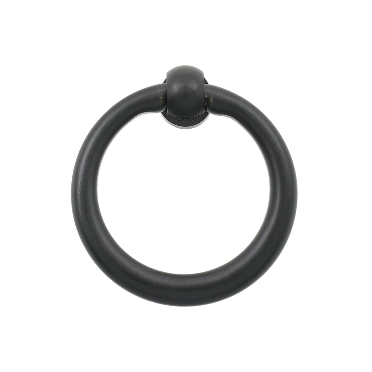 Prestige 38mm Matte Black Ring Pull - Zinc Alloy