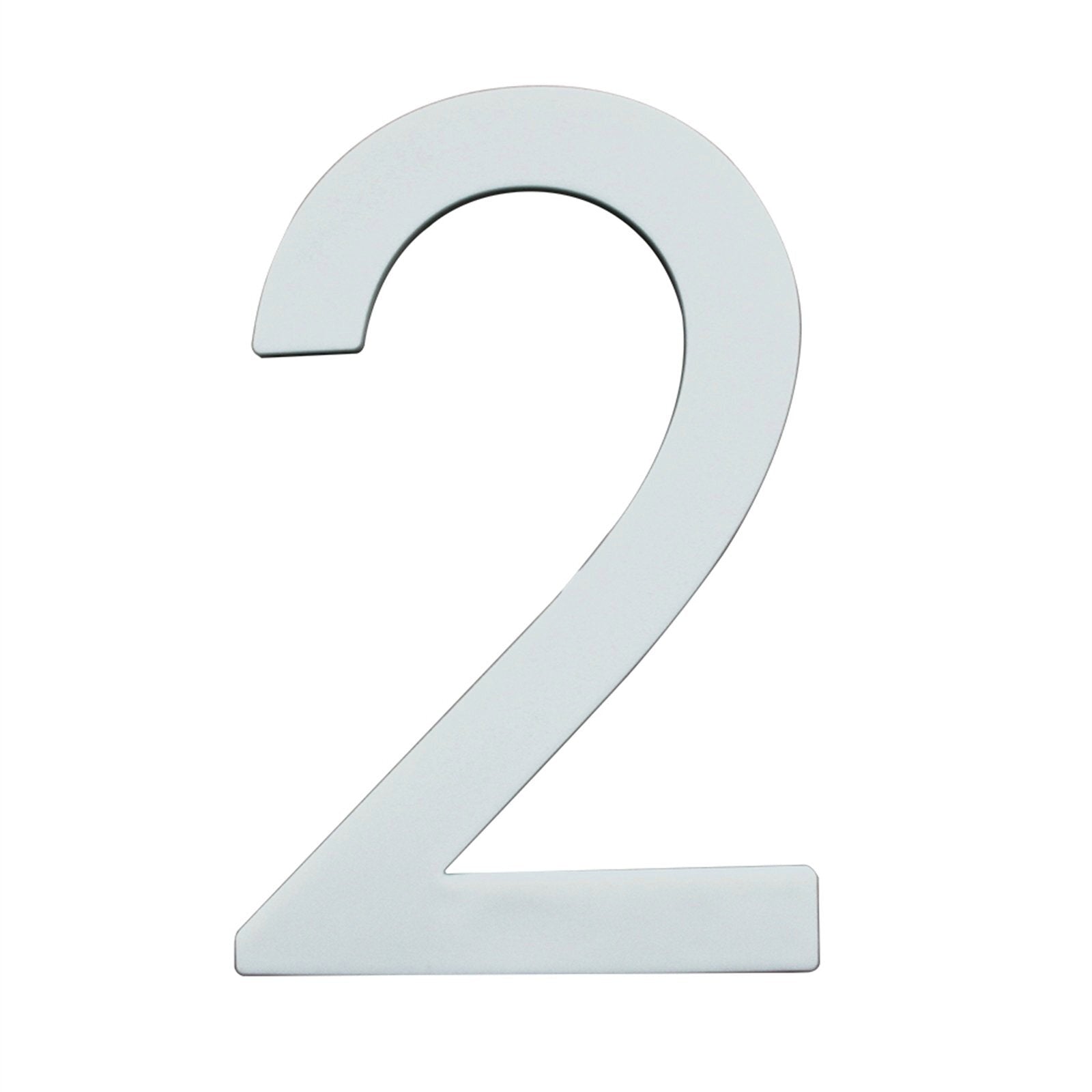 Sandleford 90mm Glow In The Dark Acrylic House Number 2 - Weather Resistant