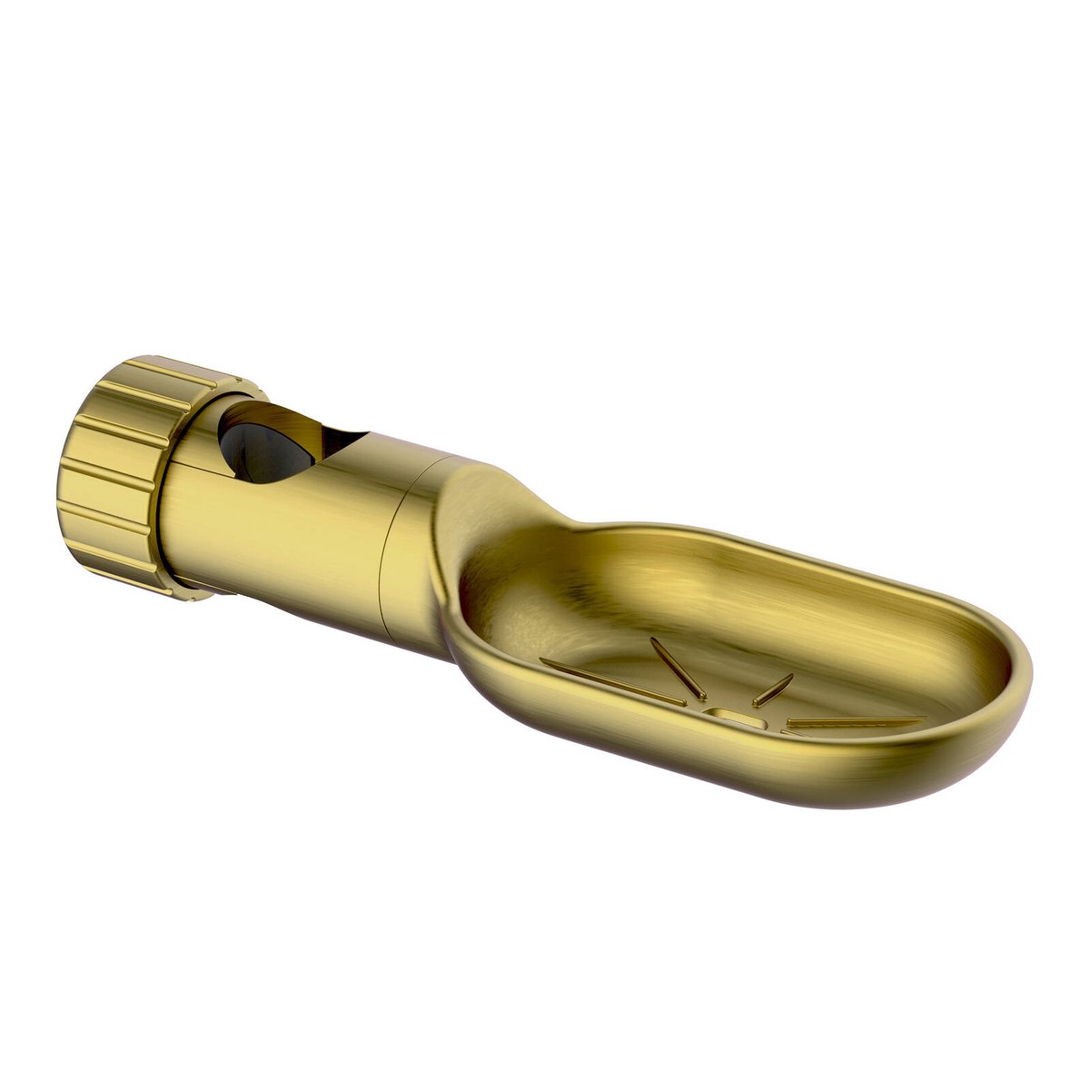 Evekare 32mm Brushed Brass Soap Holder - Adjustable - Easy Install - SuperSaverAU - view 1