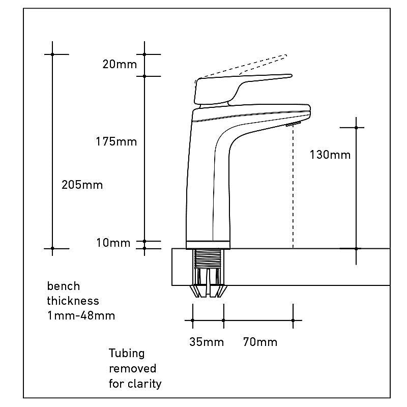 Billi B-5000 Boiling, Chilled and Sparkling Water XL Levered Dispenser - Gun Metal Grey - 915100LGM