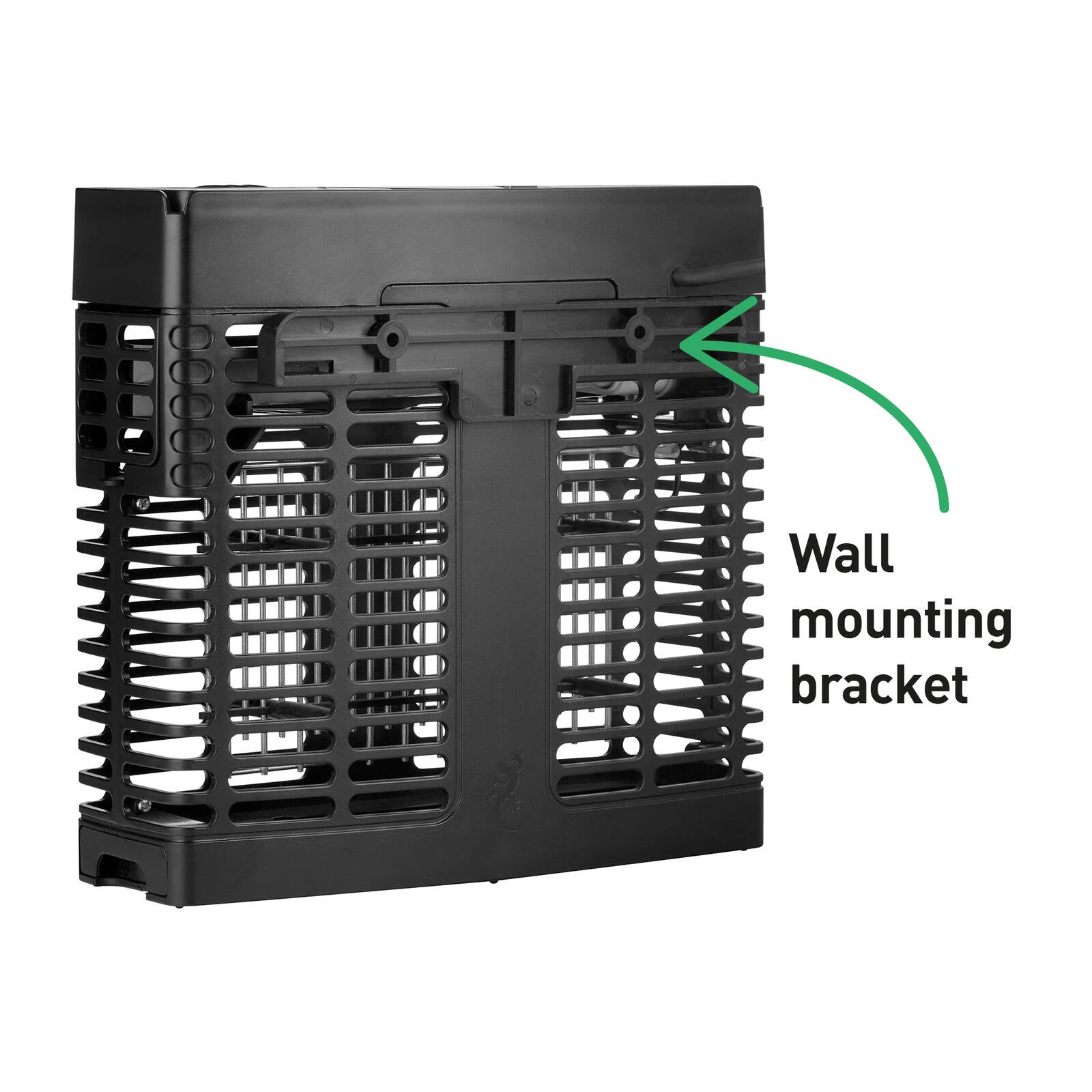 Gecko Small LED Slimline Insect Zapper Black 24GKOSL20V1LED
