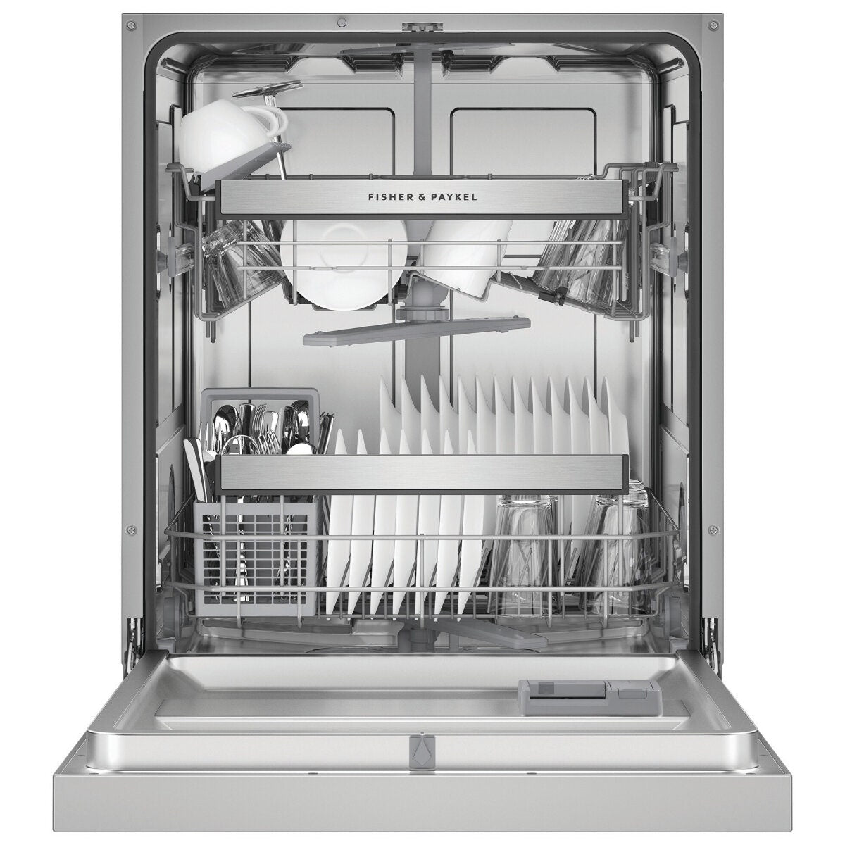 Fisher & Paykel Series 5 Built Under Dishwasher - 15 Place Settings, Stainless Steel, WiFi - DW60UC2X2