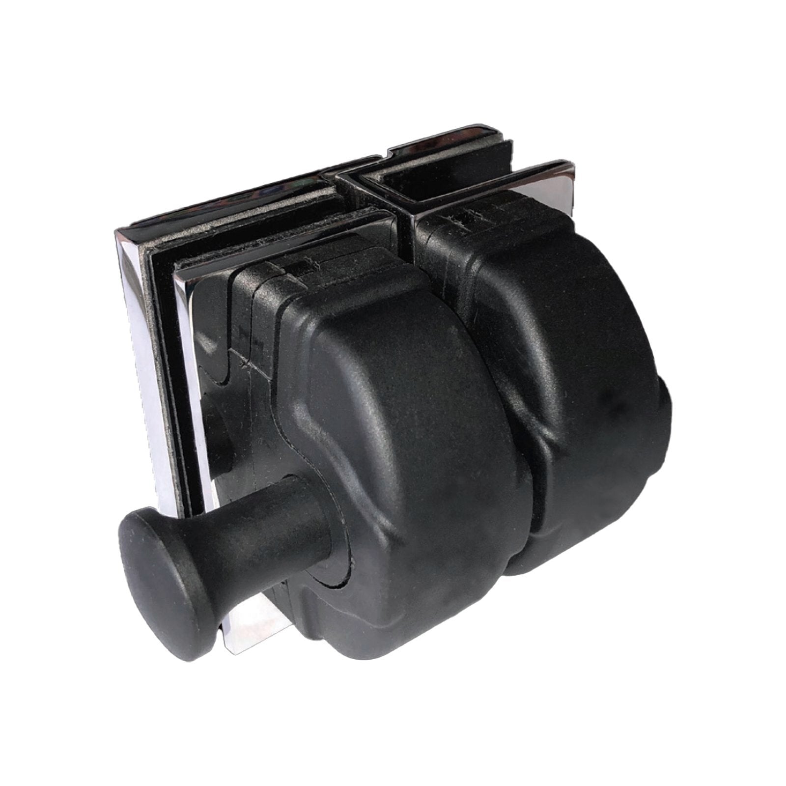 ProtectorAl 126 x 138 x 105mm Poly Plastic 316 Stainless Steel Glass To Glass Gate Latch