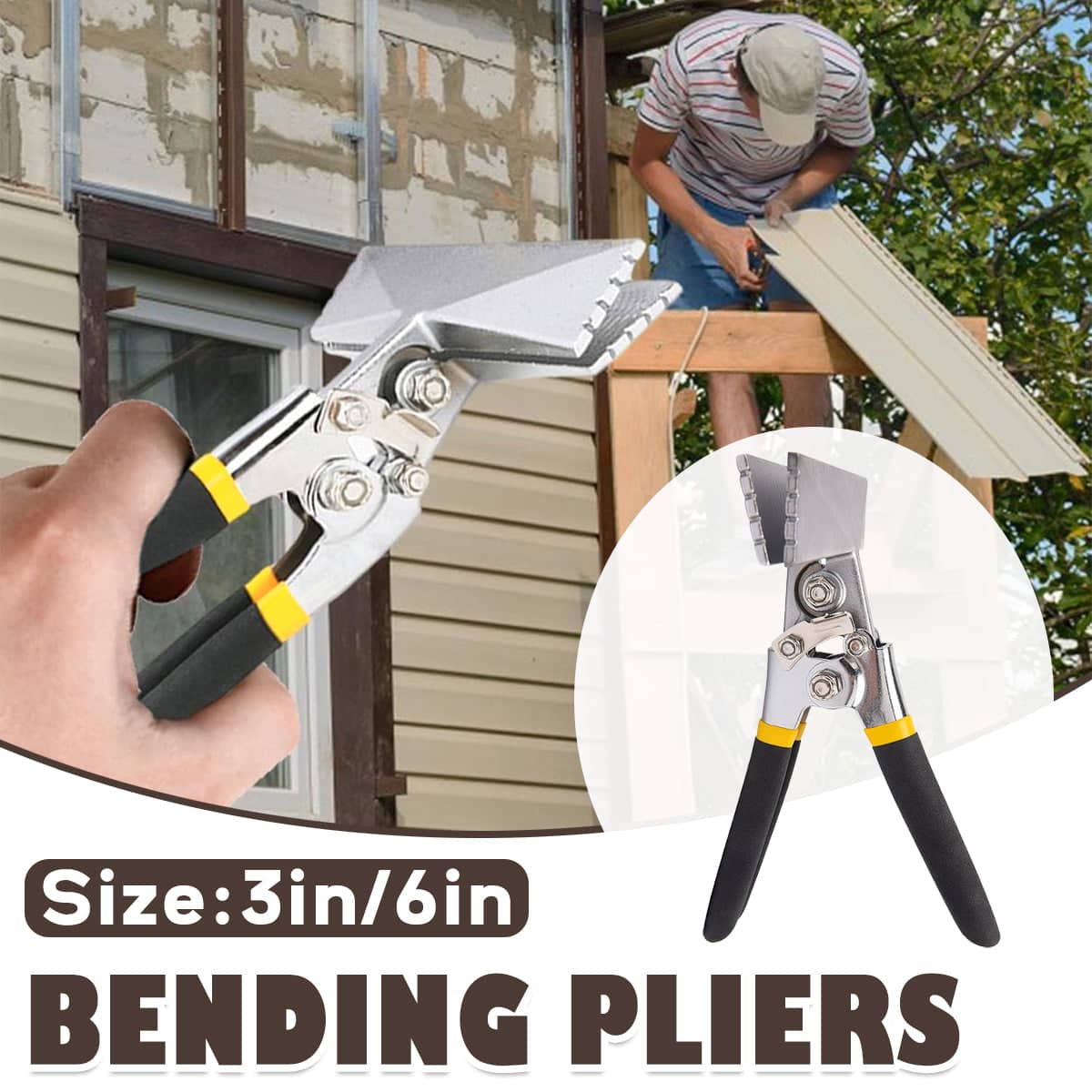 Electricians Multi Functional Folding Pliers Bending Crimping Wire Hand Tool - 6 Inch (15cm) - view 2