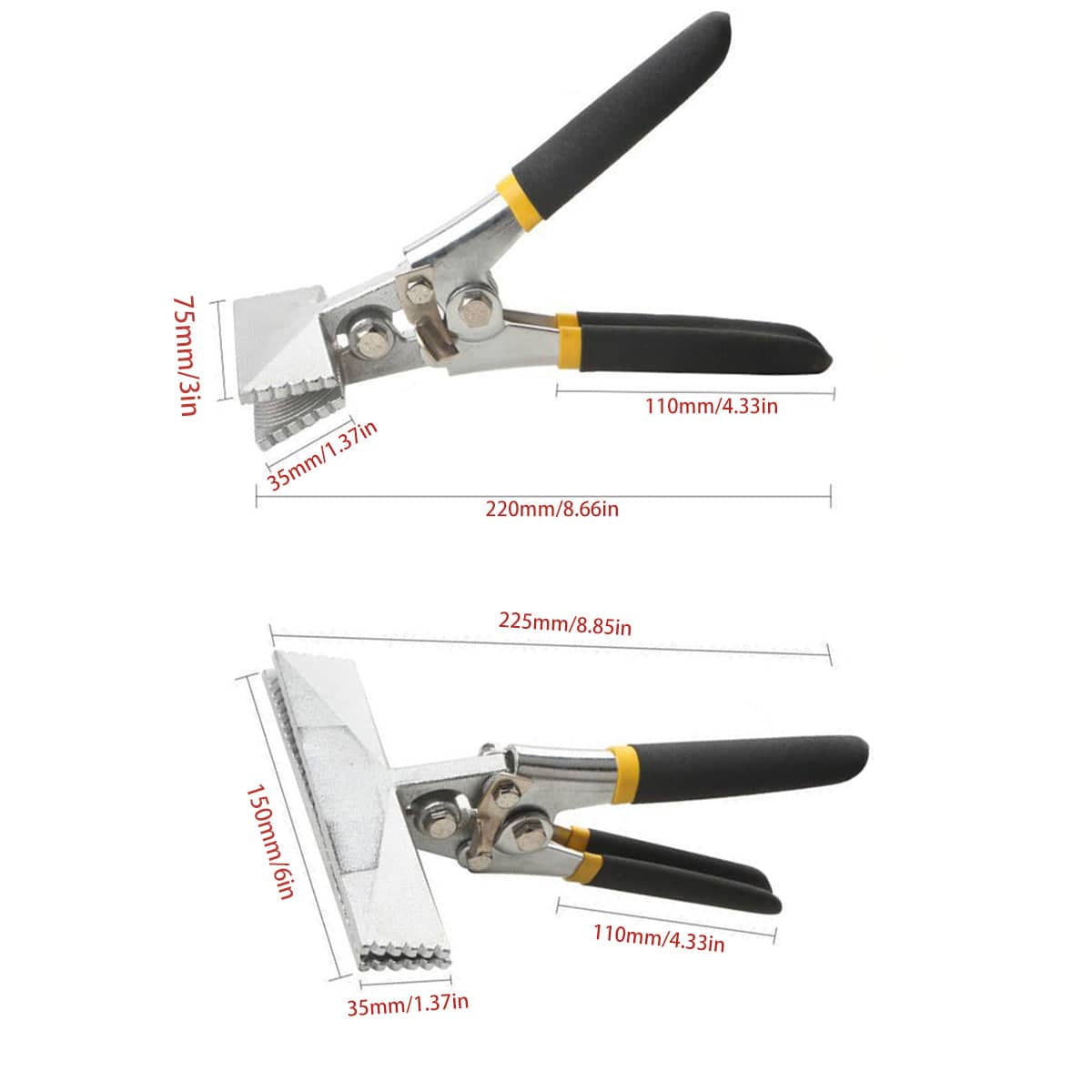 Electricians Multi Functional Folding Pliers Bending Crimping Wire Hand Tool - 6 Inch (15cm) - view 4
