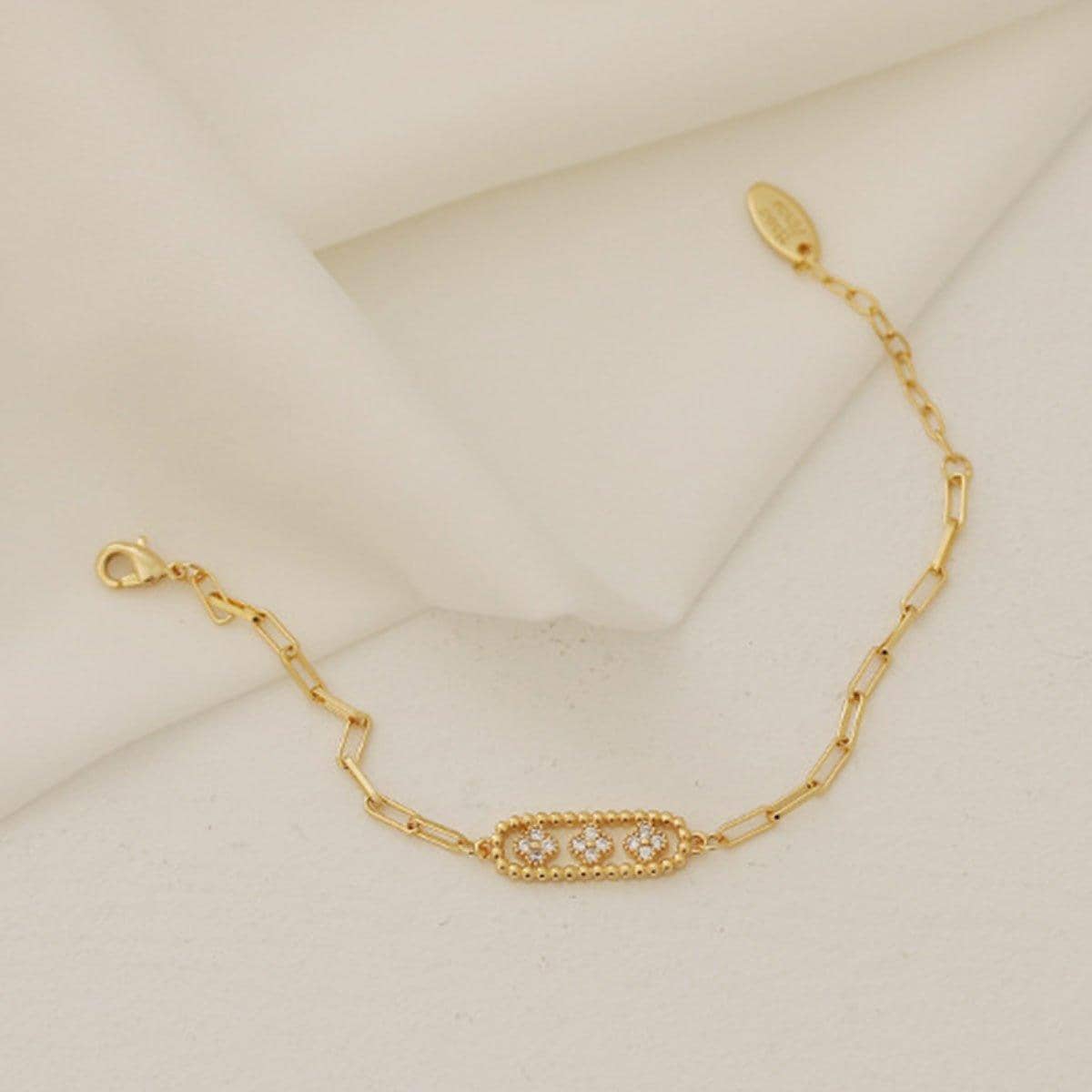 Elegant Flower Bracelet for Women, Floral Jewellery Gift for Any Occasion - view 5